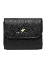 Beverly Hills Polo Club Portfel CWBEO-BHPC-W1-002-SS26 Czarny. Czarne portfele damskie Beverly Hills Polo Club, bez wzorów, z materiału. Za 59.99 zł.