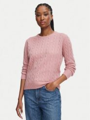 Robe di Kappa Sweter Jolie 65116CW Różowy Regular Fit. Czerwone swetry klasyczne damskie Robe di Kappa, s, z wełny, bez kołnierzyka. Za 249.99 zł.
