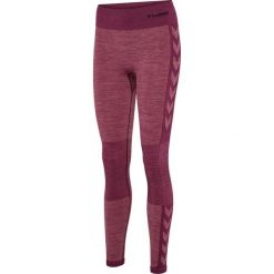 Damskie legginsy mid-rise Hummel Clea. Fioletowe legginsy damskie Hummel, xs, bez wzorów, z dzianiny, na jogę i pilates. Za 170.90 zł.