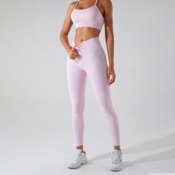 Legginsy Sculpt Scrunch - Jasnoróżowy. Czerwone legginsy damskie JOY STUDIO, l, bez wzorów, z materiału. Za 212.00 zł.