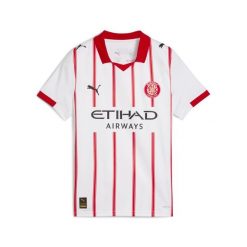 Młodzieżowa koszulka domowa Girona FC 25/26 PUMA White Red. Biała bluzki damskie Puma, l, bez wzorów, klasyczne, bez kołnierzyka, bez ramiączek. Za 349.00 zł.
