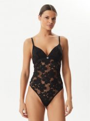 HUGO Body Bloom 50561602 Czarny. Czarne body i gorsety Hugo, bez wzorów, z syntetyku. Za 349.99 zł.