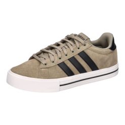 Buty adidas Daily 4.0 Szare skórzane sneakersy. Brązowe obuwie sportowe damskie Adidas, ze skóry, bez zapięcia, trekkingowe. Za 297.90 zł.