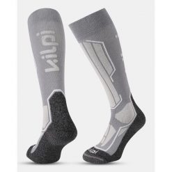 Podkolanówki narciarskie unisex Kilpi RACER-U. Szare skarpetki damskie Kilpi, bez wzorów. Za 139.07 zł.