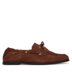 Mokasyny Patrizia Pepe. Brązowe mokasyny damskie Patrizia Pepe, bez obcasa. Za 1,339.00 zł.