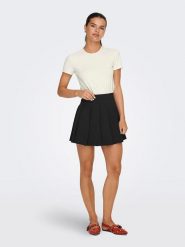 ONLY Koszulka w kolorze białym rozmiar: XL. Białe bluzki damskie Only, xl, bez wzorów, bez kołnierzyka, bez ramiączek. Za 39.49 zł.