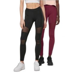 Damskie legginsy z dzianiny Urban Classics Tech (x2). Czarne legginsy damskie Urban Classics, bez wzorów, z dzianiny. Za 206.00 zł.