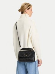 Guess Torebka Tisha HWPD77 64200 Czarny. Czarne torebki klasyczne damskie Guess, ze skóry, bez dodatków. Za 309.99 zł.