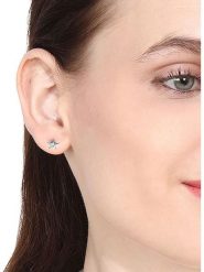 Diamant Vendôme Złote kolczyki-wkrętki z diamentami rozmiar: onesize. Szare kolczyki damskie Diamant Vendöme, z diamentem, złote. Za 521.99 zł.