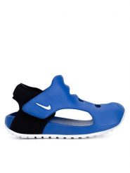 Nike Sandały DH9465-400 Niebieski. Niebieskie sandały chłopięce Nike, z tworzywa sztucznego, bez zapięcia. Za 159.99 zł.