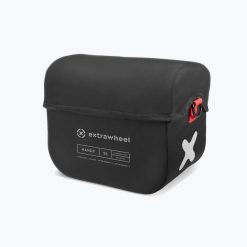 Torba rowerowa na kierownicę Extrawheel Handy. Czarne torebki klasyczne damskie EXTRAWHEEL, bez dodatków. Za 299.99 zł.