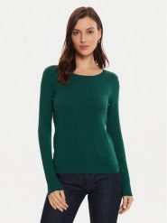 Tatuum Sweter Tessini T2417.090B Zielony Slim Fit. Zielone swetry klasyczne damskie TATUUM, s, z wiskozy, bez kołnierzyka. Za 119.99 zł.