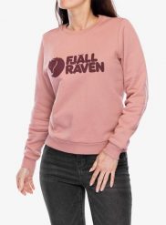Bluza damska Fjallraven Logo Sweater. Czerwone bluzy damskie Fjällräven, xs, bez wzorów, z bawełny, bez kaptura. Za 472.99 zł.