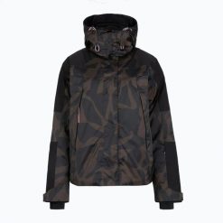 Kurtka narciarska damska BOGNER FIRE+ICE Tinka 2. Brązowe kurtki damskie na zimę, l, bez wzorów, z materiału, bez kaptura. Za 2,499.00 zł.