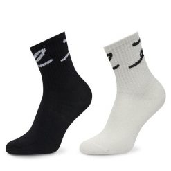 Skarpety długie KARL LAGERFELD. Czarne skarpetki damskie KARL LAGERFELD, bez wzorów. Za 169.99 zł.