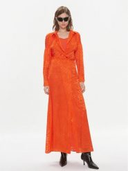 Pinko Sukienka codzienna Stringa 101593 A123 Pomarańczowy Regular Fit. Brązowe sukienki damskie Pinko, bez wzorów, z syntetyku, bez ramiączek. Za 1,849.00 zł.
