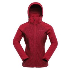Kurtka softshell damska Alpine Pro Hoora. Czerwone kurtki sportowe damskie Alpine Pro, m, bez wzorów, z softshellu, bez kaptura. W wyprzedaży za 369.00 zł.