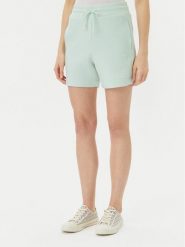 Guess Szorty sportowe V2YD10 K7UW2 Zielony Regular Fit. Zielone spodenki sportowe damskie Guess, s, z aplikacjami, z wiskozy. Za 129.99 zł.