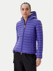 Save The Duck Kurtka przejściowa D33620W GIGA20 Fioletowy Regular Fit. Fioletowe kurtki damskie Save the duck, bez wzorów, z syntetyku, bez kaptura. Za 399.99 zł.