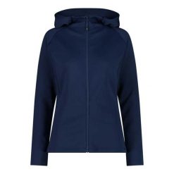 Damska kurtka z kapturem CMP. Niebieskie kurtki damskie CMP, bez wzorów, z kapturem. Za 306.50 zł.