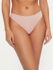 Calvin Klein Underwear Komplet 3 par stringów 000QD3558E Różowy. Czerwone komplety bielizny Calvin Klein Underwear, bez wzorów, z syntetyku. Za 129.99 zł.
