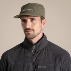 Czapka z daszkiem Craghoppers NosiLife Multi Active Cap II. Zielone czapki z daszkiem damskie Craghoppers, bez wzorów, z materiału. Za 128.69 zł.