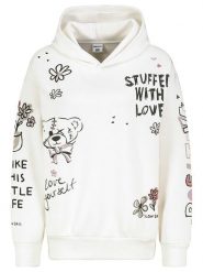 Sublevel Bluza w kolorze białym rozmiar: M. Białe bluzy damskie Sublevel, m, bez wzorów, z kapturem. Za 139.20 zł.