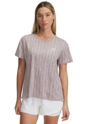 Under Armour Koszulka sportowa "Vanish Energy 2.0" w kolorze fioletowym rozmiar: L. Różowe koszulki sportowe damskie Under Armour, l, bez wzorów, z materiału, bez ramiączek, outdoorowe. Za 168.06 zł.