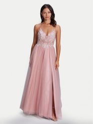 Swing Sukienka wieczorowa 5AH013HK Różowy Slim Fit. Czerwone sukienki damskie Hey Kyla, bez wzorów, z syntetyku, wizytowe, bez ramiączek. Za 729.99 zł.