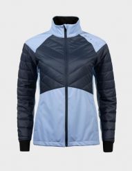 Kurtka do narciarstwa biegowego damska Halti Tripla Hybrid. Niebieskie kurtki damskie Halti, m, bez wzorów, z dzianiny, bez kaptura. Za 844.99 zł.