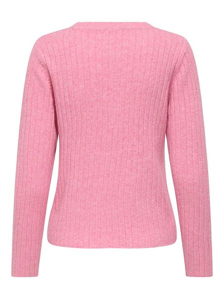 ONLY Sweter w kolorze jasnoróżowym rozmiar: XL. Różowe swetry klasyczne damskie Only, xl, ze splotem, bez kołnierzyka. Za 83.03 zł.