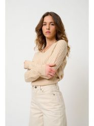 AUTHENTIC CASHMERE Kaszmirowy sweter "Grasmoor" w kolorze beżowym rozmiar: L. Brązowe swetry klasyczne damskie AUTHENTIC CASHMERE, l, z kaszmiru, bez kołnierzyka. Za 259.13 zł.