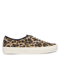 Tenisówki Vans. Brązowe trampki damskie Vans, bez wzorów, bez zapięcia. Za 339.99 zł.