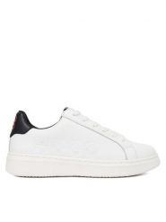 HUGO Sneakersy G00533 M Biały. Białe buty sportowe chłopięce Hugo, ze skóry, bez zapięcia. Za 469.99 zł.