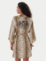 Juicy Couture Szlafrok JCLRB225506 Beżowy. Brązowe szlafroki damskie Juicy Couture, bez wzorów, z syntetyku, bez kaptura. Za 399.99 zł.
