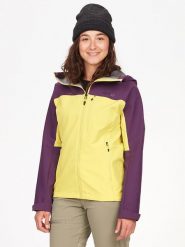 Marmot Kurtka softshellowa "Rom Gore Tex" w kolorze żółto-fioletowym rozmiar: M. Różowe kurtki sportowe damskie Marmot, m, bez wzorów, z gore-texu, bez kaptura. Za 364.56 zł.