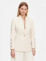 Rinascimento Marynarka CFC0122856003 Beżowy Regular Fit. Brązowe marynarki i żakiety damskie Rinascimento, l, bez wzorów, z syntetyku. Za 379.99 zł.
