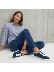Inselhauptstadt Sneakersy w kolorze granatowym rozmiar: 39. Niebieskie obuwie sportowe damskie Inselhauptstadt, bez zapięcia. Za 136.13 zł.