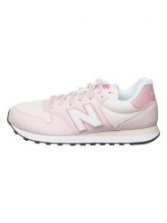 New Balance Sneakersy w kolorze jasnoróżowym rozmiar: 38. Różowe obuwie sportowe damskie New Balance, bez zapięcia. Za 296.95 zł.