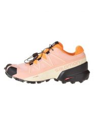 SALOMON Buty "Speedcross 5" w kolorze pomarańczowym do biegania rozmiar: 38 2/3. Pomarańczowe obuwie sportowe damskie Salomon, bez zapięcia, do biegania. Za 272.31 zł.