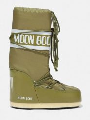 Moon Boot Kozaki zimowe "Icon" w kolorze khaki rozmiar: 39-41. Brązowe kozaki damskie Moon Boot, na zimę, z materiału, bez obcasa, bez zapięcia. Za 424.06 zł.