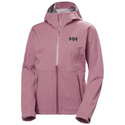 Damska kurtka turystyczna Helly Hansen Momentum 3L. Fioletowe kurtki damskie Helly Hansen, l, bez wzorów, bez kaptura. Za 1,099.00 zł.