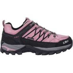 Buty trekkingowe damskie CMP RIGEL LOW. Czarne obuwie trekkingowe damskie CMP, bez zapięcia. W wyprzedaży za 269.99 zł.