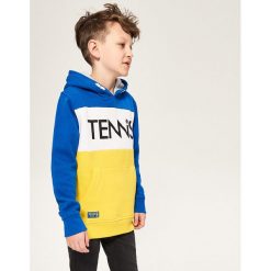 Bluza z kapturem - Niebieski. Niebieskie bluzy chłopięce Reserved. Za 99.99 zł.