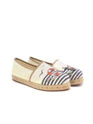 Calceo Espadryle w kolorze kremowo-granatowym rozmiar: 38. Brązowe espadryle damskie Calceo, bez wzorów, bez obcasa. Za 188.85 zł.