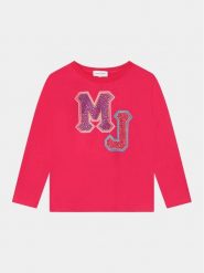 Marc Jacobs Bluzka W15673 Różowy Regular Fit. Czerwone bluzki i koszule dziewczęce Marc Jacobs, bez wzorów, z bawełny, bez kołnierzyka, bez ramiączek. Za 319.99 zł.