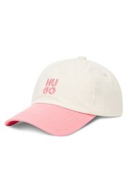 HUGO Czapka z daszkiem Asya 50546581 Écru. Czapki z daszkiem damskie Hugo, bez wzorów, z bawełny. Za 119.99 zł.