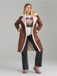 Jeansy wide leg - granatowy. Niebieskie jeansy damskie Sinsay. Za 69.99 zł.
