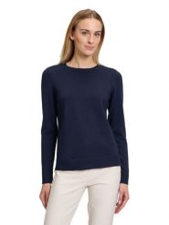 Betty Barclay Sweter w kolorze granatowym rozmiar: 46. Niebieskie swetry klasyczne damskie Betty Barclay, ze splotem, bez kołnierzyka. Za 69.99 zł.