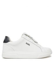 Karl Lagerfeld Kids Sneakersy Z30313 S Biały. Białe buty sportowe dziewczęce Karl Lagerfeld Kids, bez wzorów, ze skóry, bez zapięcia. Za 419.99 zł.